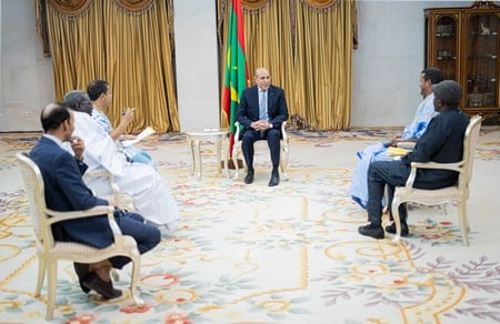 Le président Ghazouani face à la presse locale, une première depuis son arrivée au pouvoir