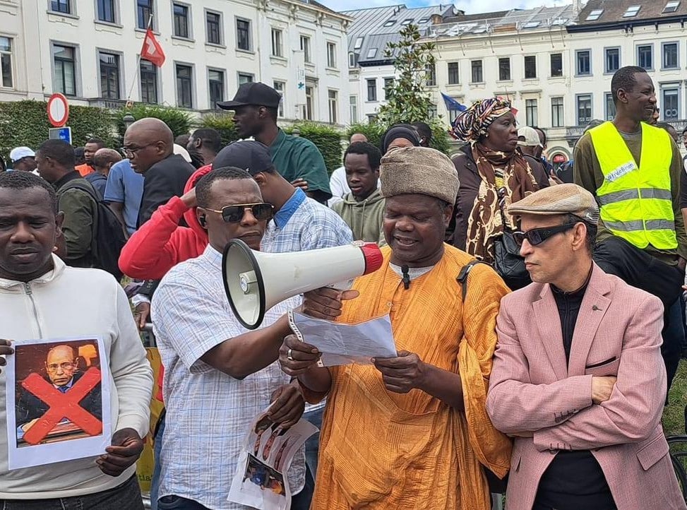 Manifestation des Mauritaniens à Paris