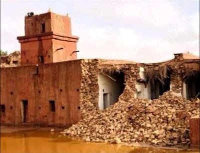 La mosquée de Oualata en ruines